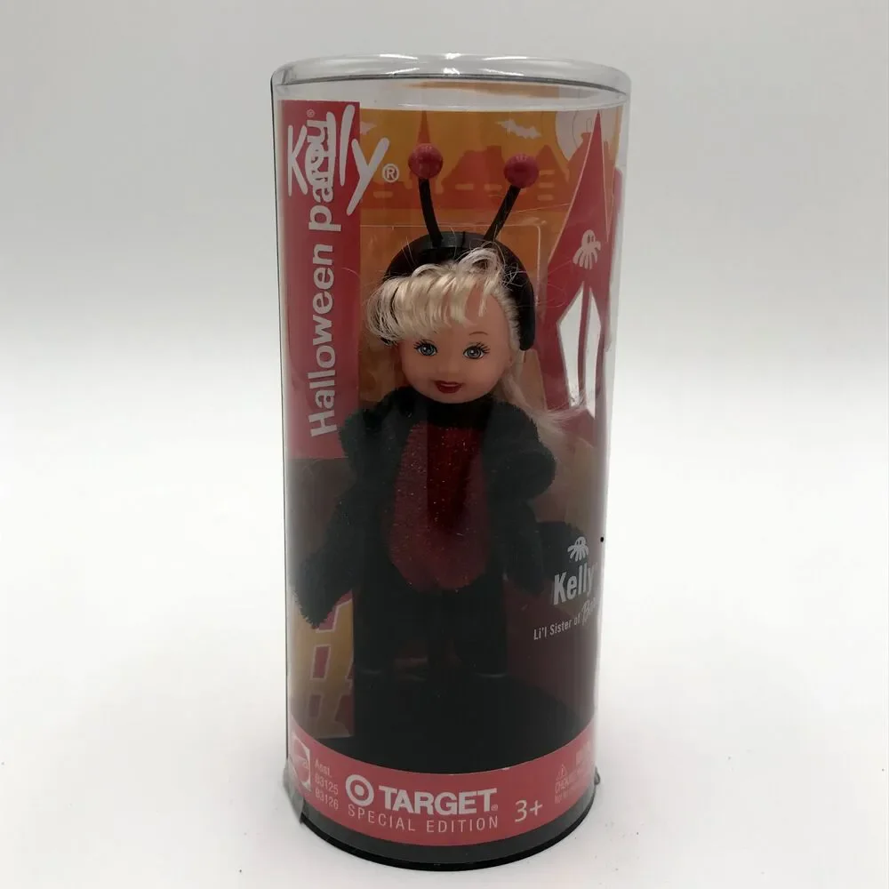 2003 Halloween Party Blonde Kelly Li’l Sister of Barbie is a Spider NIB
